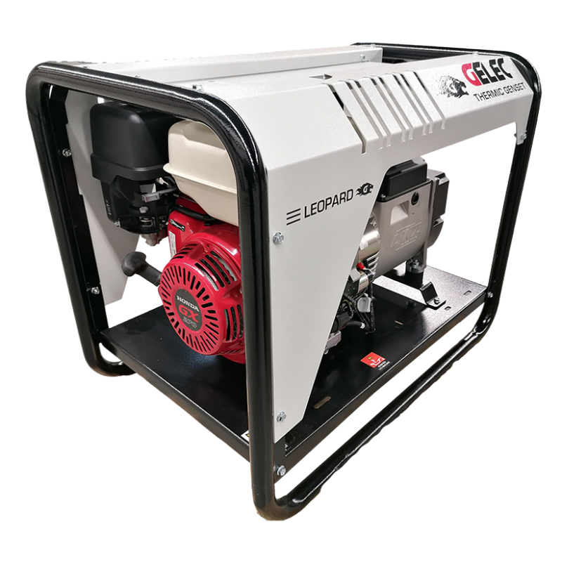 Groupe électrogène portable 4,8 kVA diesel - Léopard - Open - GELEC Energy