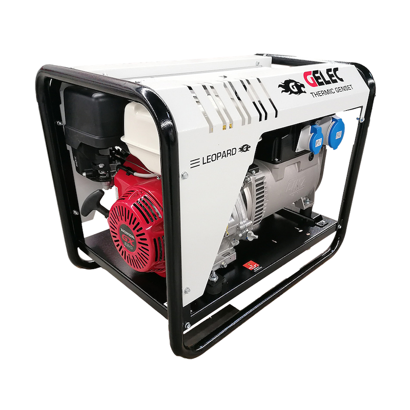 Groupe électrogène portable 4,8 kVA diesel - Léopard - Open - GELEC Energy
