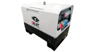 Groupe électrogène portable insonorisé 7 kVA diesel - Léopard - GELEC Energy