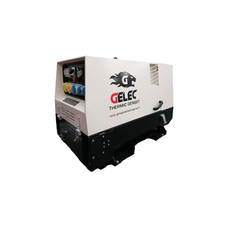 Groupe électrogène portable insonorisé 11 kVA diesel - Léopard - GELEC Energy