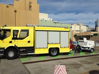 Centrale nucléaire - Unité mobile de secours