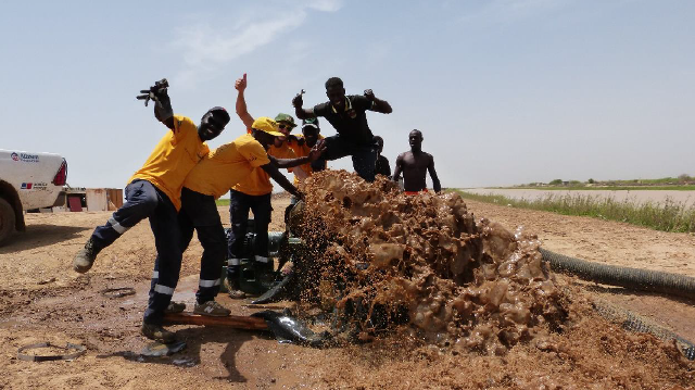 Station de pompage - Installation hybride au Sénégal