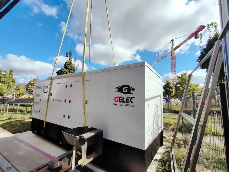 Alimentation de secours d'un supermarché en Seine et Marne - Groupe électrogène 500 kVA - GELEC Energy