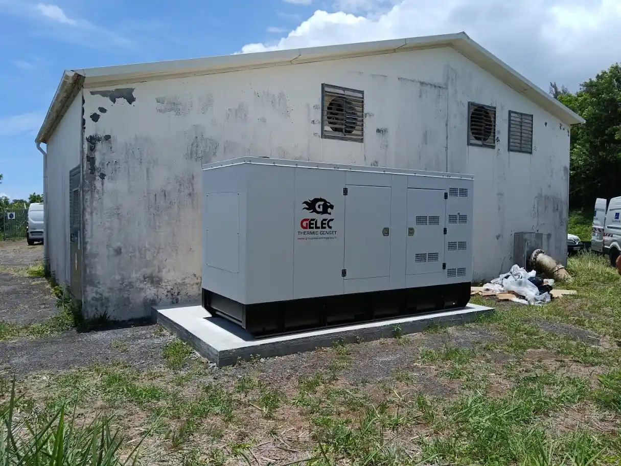 Groupe électrogène de 440 kVA installé pour une station de pompage à La Réunion Groupe électrogène de 440 kVA installé pour une station de pompage à La Réunion