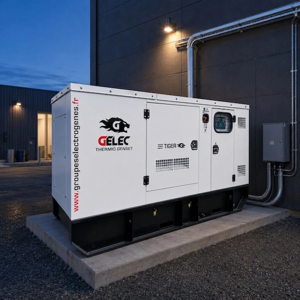 Groupe électrogène industriels capotés insonorisés de 9 à 3500 kVA - GELEC Energy