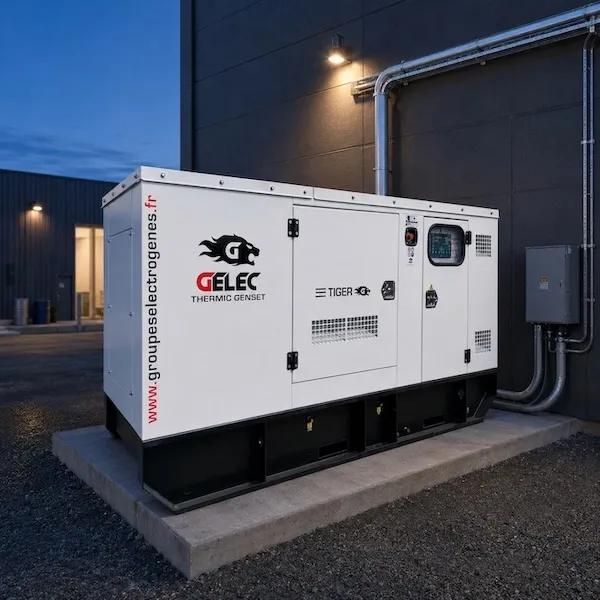 Groupe électrogène industriels capotés insonorisés de 9 à 3500 kVA - GELEC Energy