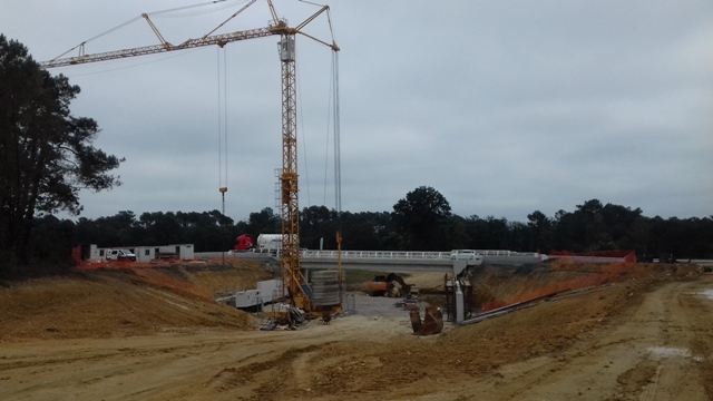 Chantier BTP - Alimentation de grue