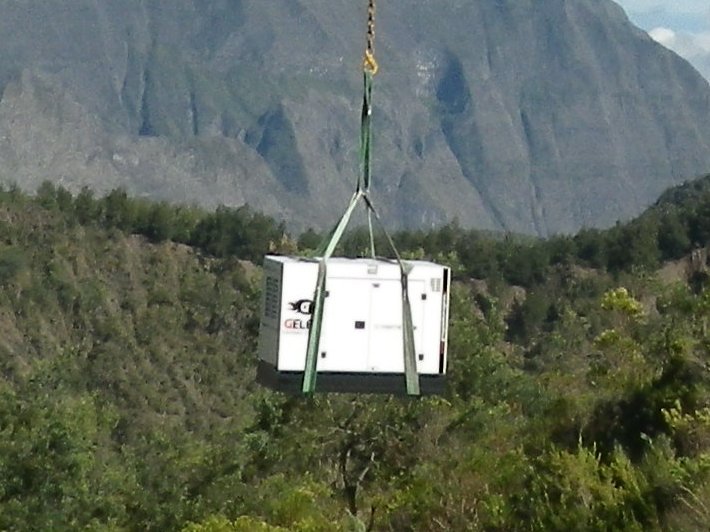 Habitation isolée - Hélitreuillage à La Réunion