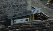 Monument historique - Alimentation de chantier sans réseau
