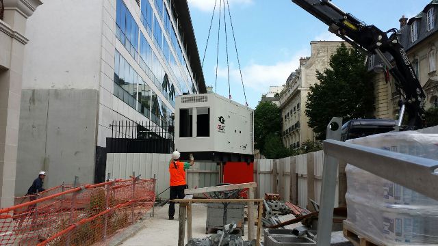 Groupe électrogène ambassade à Paris