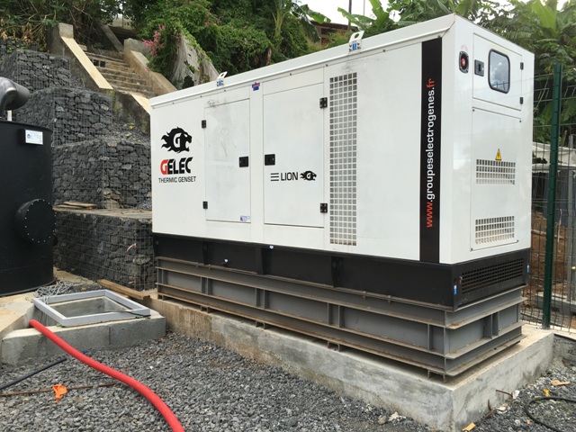 STATION DE RELEVAGE D'EAU groupe électrogène GELEC