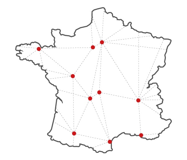 carte du réseau 2AST carte du réseau 2AST