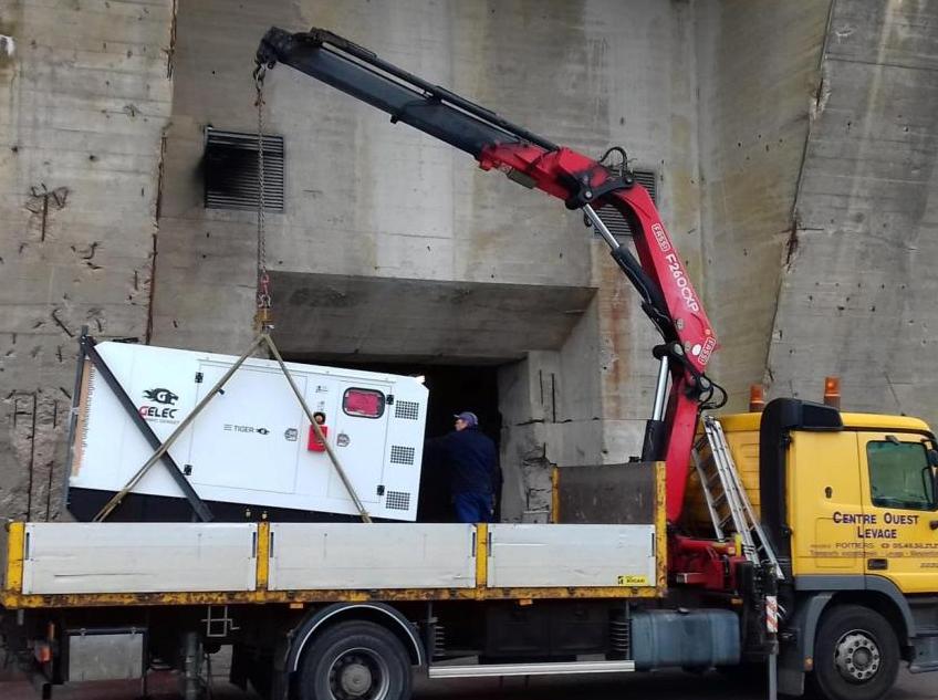 groupe électrogène GELEC base sous-marine de St Nazaire - Sécuriser alimentation électrique base sous-marine