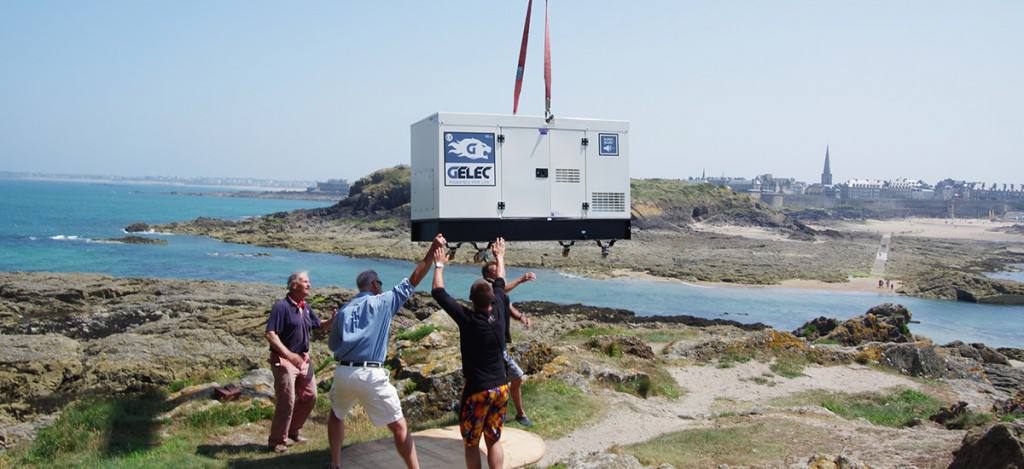 Groupe électrogène gelec fort du Petit Bé Saint-Malo